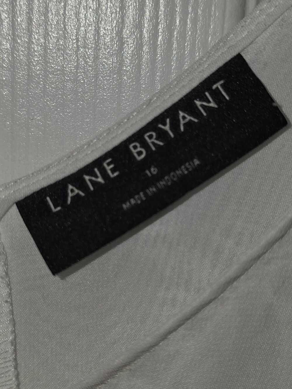Lane Bryant White Tank Top
